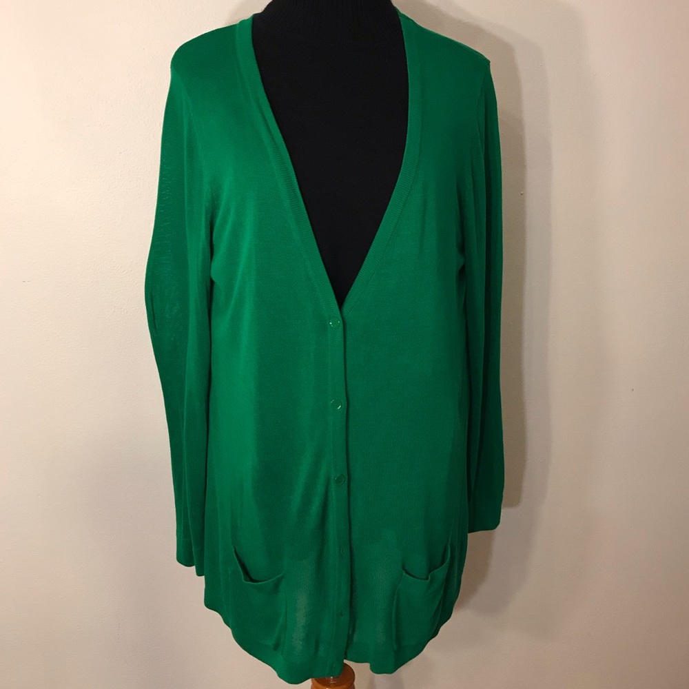 JOSEPH A | XL | green cardigan